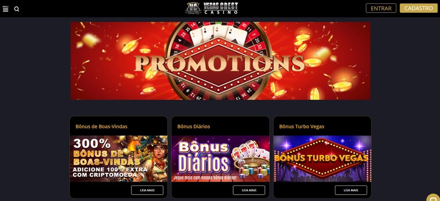 Vegas Crest Casino Promotions Image