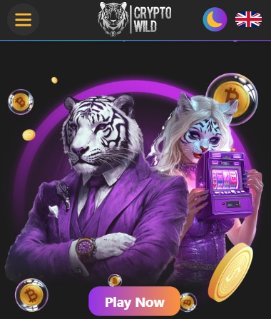 Cryptowild Mobile Homepage Image