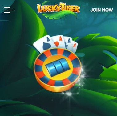 Lucky Tiger Mobile Homepage Image