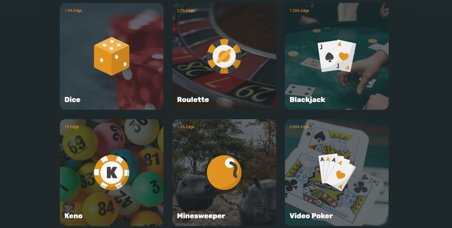 Crypto Games Casino Games Image