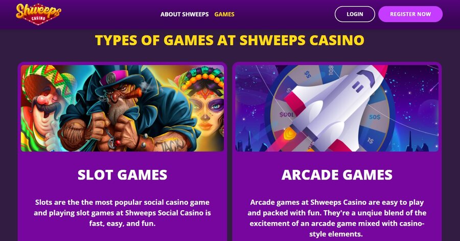 Shweeps Casino Shweeps Games Image