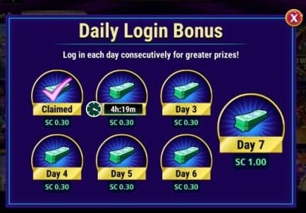Luckyland Slots Casino Daily Login Bonus Image