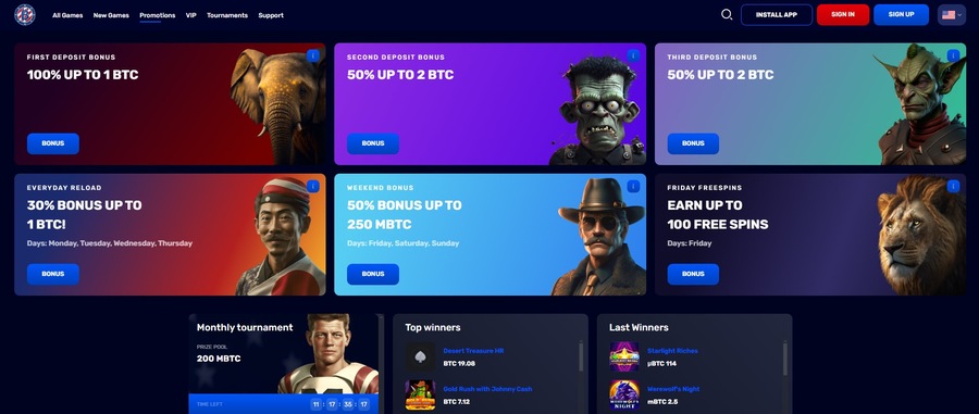Bitcoin Casino Us Promotions Image
