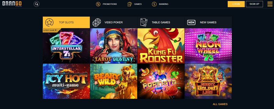 Brango Casino Games Image