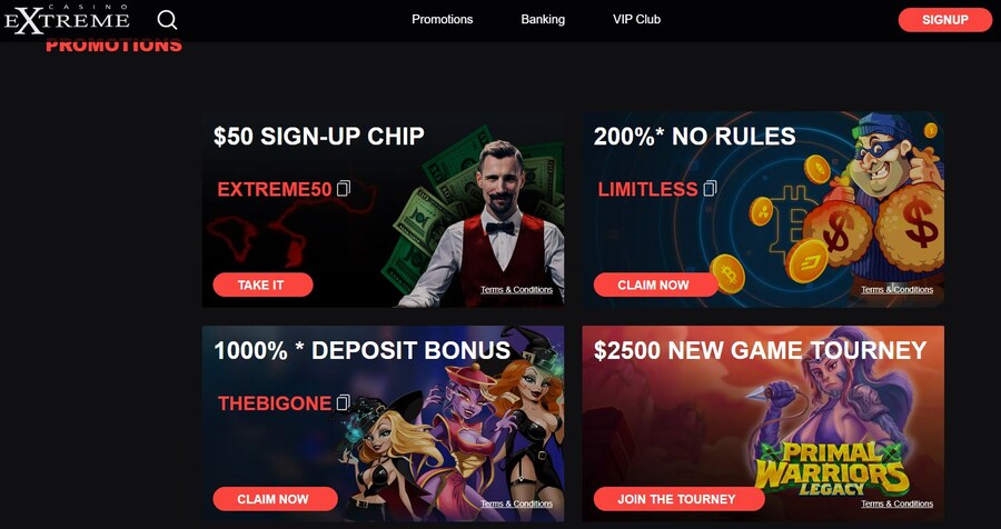 Casino Extreme Promotions