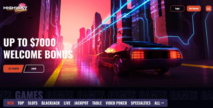 Highway Casino Homepage Image