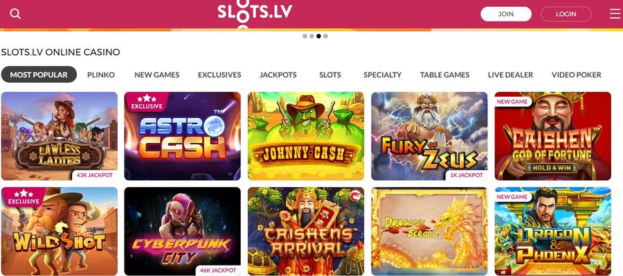 Slots Lv Casino Games