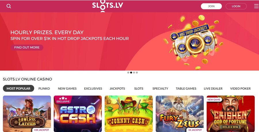 Slots Lv Casino Homepage