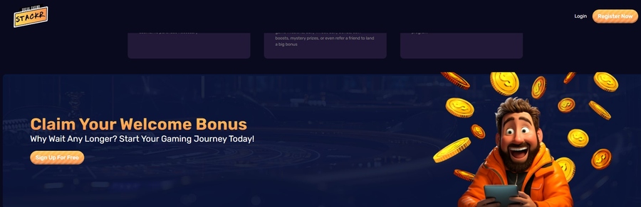 Stackr Casino Welcome Bonus Image