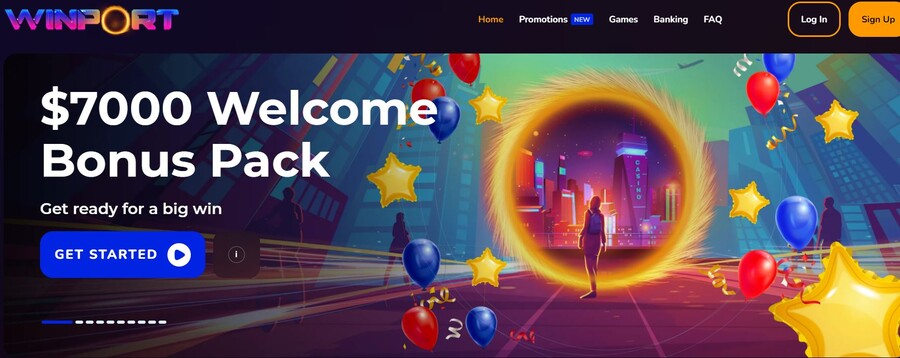 Winport Casino Homepage