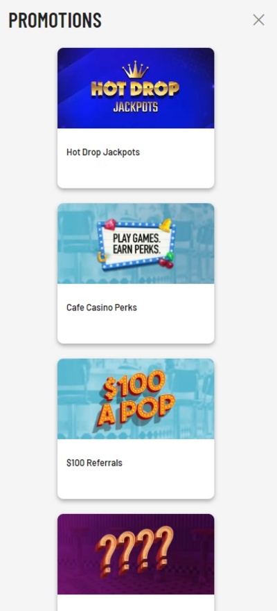 Cafe Casino Mobile Promotions Image