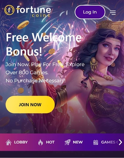 Fortune Coins Mobile Page