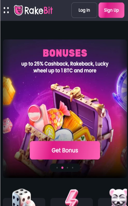 Rakebit Casino Bonus